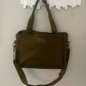 Olive Green Dagne Dover laptop bag